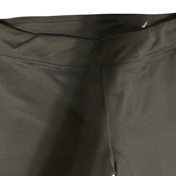 BCG Black Flare Legged Athletic Stretch Pants-Size L-Mid Rise-Cropped - Picture 6 of 8